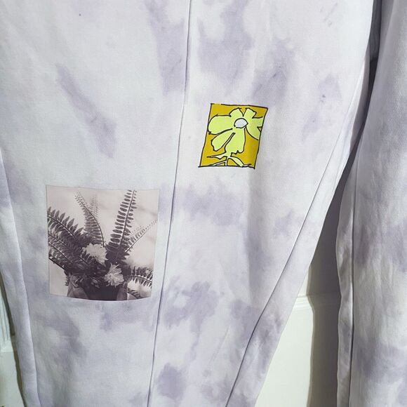 NIKE purple Tie-dye Standard fit mid rise size 2X Creativity sweatpants NEW - Picture 2 of 11